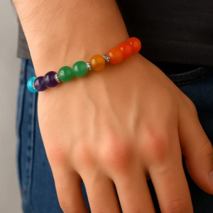 7 Chakra Bracelet | Best Healing Power Natural Stone Elastic Bracelet